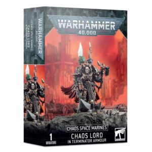 Chaos Space Marines: Chaos Lord in Terminator Armor